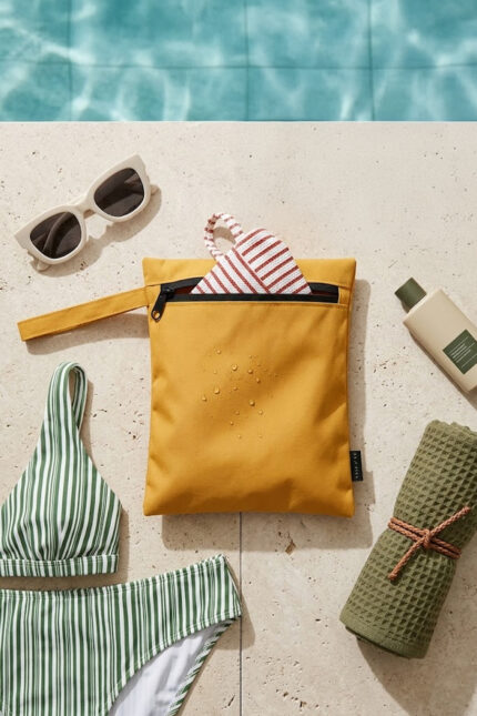 Küçük Boy Suya Dayanıklı Islak-Kirli Çantası - Hardal