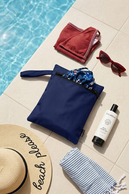 Küçük Boy Suya Dayanıklı Islak-Kirli Çantası - Lacivert